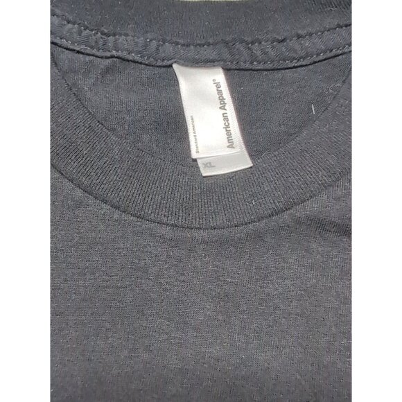 Fling Upside Down Heart Promo Men's Graphic Print Short Sleeve T-Shirt Black XL - Picture 8 of 11